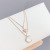 New Eight Awn Star Clavicle Chain Dual-Use Moon Necklace Women's Dual-Use Design European and American Simple Ins Ornament