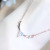 Bright Zircon Antlers Japanese and Korean Versatile Creative New Style Collarbone Necklace Jewelry for Girls Fashion Necklace Gifts for Girlfriend