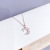 Star and Moon Necklace Japanese and Korean New All-Match Simple Girl Star Moon Clavicle Chain Internet Celebrity Same Style Necklace Wholesale