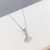 Mori Girls Full Diamond Small Fan Necklace Japanese and Korean New Popular Skirt Niche Clavicle Chain Necklace Wholesale