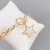 European and American Foreign Trade Original Single Bracelet Gold Plated Five-Pointed Star Bracelet Fashion Ins Style Exaggerated Personalized Hand Jewelry Wholesale