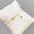 2121 New Micro Inlaid Zircon Bracelet 14K Real Gold Electroplated Korean Wings Exquisite Super Fairy Thin Bracelet Hand Jewelry