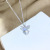 Japanese and Korean Style Simple All-Match Temperament New Pendant Student Ornament Travel Match Zircon Micro Rhinestone Female