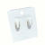 Opal Stone Ear Studs Temperament Personality Silver Pin Earrings Internet Celebrity Cold Style Earrings Female
