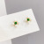 Retro Hong Kong Style Pearl Stud Earrings for Women Sterling Silver Needle Geometric Diamond Shaped Earrings Inlaid Crystal Earrings Earrings Source Factory