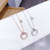 Korean Style Fashion Ring Shell Rose-Plated Gold Factory Direct Supply Necklace Women's Jewelry Ornament Necklace Source Factory