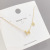 Clavicle Chain 2021 New Women's Light Luxury Minority Micro Inlaid H Letter Necklace Niche Design Necklace Ins Simple