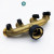 Garden Four-Way Brass Ball Valve American 34 Ball Valve Hose Used in Garden Distributor Faucet 4-Way Water Distributor