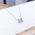 Cool Style Simple All-Match Letters Girls' Necklace Japanese and Korean New Popular TikTok Same Style Clavicle Chain Necklace Wholesale
