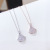 Small Skirt Clavicle Chain Necklace Japanese and Korean New Fashion Simple Temperament Matching Girl Fan Necklace Wholesale