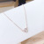 Minimalist Mori Style in Japan and Korea Versatile Fashion New Pendant Female Clavicle Chain Eight Claw Zircon Necklace Student Factory Direct Supply