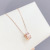 Korean Style Small Waist High Sense Internet Celebrity Ins Simple Temperament New Titanium Steel Necklace Light Luxury Ornament