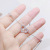 Rhinestone Zircon Peach Heart New Japanese and Korean Style Internet Celebrity Same Style Jewelry Gifts for Girlfriend Heart Bracelet Wholesale