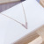 2020 New V-Shaped Necklace Korean Style Simple Women Letter Collarbone Necklace Trend Unique Fashion Accessories Wholesale