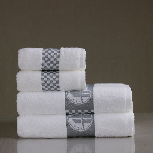 Supply Hotel Hotel Yarn-Dyed Jacquard Bath Towel Factory Wholesale Pure Cotton Yarn-Dyed Towel Non-Fading Jacquard Face Towel