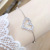 Rhinestone Zircon Peach Heart New Japanese and Korean Style Internet Celebrity Same Style Jewelry Gifts for Girlfriend Heart Bracelet Wholesale