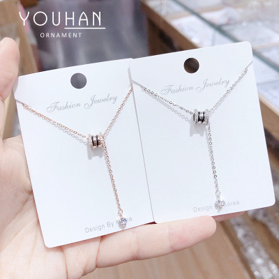 Light Luxury Small Waist Niche Clavicle Chain Online Hot Selling Style Fashion New Women's Necklace Factory Wholesale