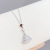 Korean Dongdaemun Short Necklace Women's Fashion Unique and Exquisite Temperamental Popular Internet Celebrity Skirt Inlaid Zircon Clavicle Chain