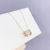 Full Diamond Small Waist Necklace Classic Trending on TikTok Xiaohongshu Same Style Women's Clavicle Chain Female Jewelry Wholesale