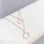 Double C Letter Necklace Women's Fashion Clavicle Chain Ins Online Influencer Necklace Women's Simple Fashion Necklace Jewelry Wholesale