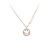Korean Smiley Necklace Pendant Simple and Stylish Personality Design Student Girlfriends Gift Clavicle Chain Female Source Factory
