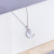 Star and Moon Necklace Japanese and Korean New All-Match Simple Girl Star Moon Clavicle Chain Internet Celebrity Same Style Necklace Wholesale