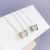 Full Diamond Small Waist Necklace Classic Trending on TikTok Xiaohongshu Same Style Women's Clavicle Chain Female Jewelry Wholesale