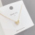 Electroplated Real Gold Mickey Headwear Necklace Women's Japanese and Korean Light Luxury Temperament Diamond-Embedded Smart Cartoon Little Mouse Clavicle Chain Jewelry