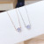 Minimalist Mori Style in Japan and Korea Versatile Fashion New Pendant Female Clavicle Chain Eight Claw Zircon Necklace Student Factory Direct Supply