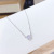 Minimalist Mori Style in Japan and Korea Versatile Fashion New Pendant Female Clavicle Chain Eight Claw Zircon Necklace Student Factory Direct Supply