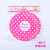 Birthday Party Supplies 7-Inch 9-Inch Polka Dot Paper Pallet Korean Style Polka Dot Cake Plate Party Disposable Barbecue Plate