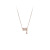 2020 New Titanium Steel Necklace Small Waist Necklace Hollow Tassel Circle Rotating Necklace Female Niche Female Accessories