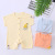 Baby Short Sleeve Rompers Summer Comfortable Thin Newborn Rompers Summer Infants Toddler Rompers Full Moon Gown