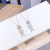 Simple All-Match Japanese and Korean New Personalized Pendant Women's Necklace Micro Rhinestone Zircon Fishbone Clavicle Chain One Piece Dropshipping