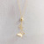2020 New Butterfly Shell Necklace Female Simple Rose Gold Clavicle Chain Student Fresh Girlfriends Mori Pendant