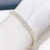 2020 New Micro Inlaid Zircon Full Diamond Single Row Bracelet Women's Simple Ins Trendy Design Women's Bracelet Ornament Wholesale