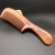 Factory Direct Sales Natural Log Genuine Peach Wooden Comb Extra Large Handle Comb Wide Tooth Fine Tooth Beauty Comb