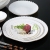 White Jade Glass Tempered Glass Tableware Shell Gold