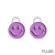 2021 Funny Colorful Smiley Face Earrings Female Korean Ins Girly Temperamental Earrings Spring and Summer New Exaggerated Niche Ear