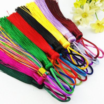 16cm Tassel Fringe Row Spike Ethnic Clothes Tassel Palace Spike DIY Handmade Chinese Knot Tassel Hanging Tassels Pendant