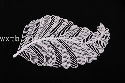 New PVC Leaf-Shaped Placemat