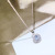 3A Zircon Necklace Personalized Female Clavicle Chain Internet Celebrity Live Broadcast Same Necklace Women's Jewelry Ornament Factory Direct Supply
