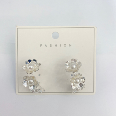 Pearl Earrings Internet Influencer Temperamental Earrings 2021 New Trendy Korean Style Simple Cold Style Silver-Plated Earrings