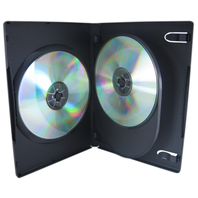 14mm 3discs black dvd case