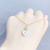 2020 New Shell Peach Heart Necklace Female Clavicle Chain Ins Popular Net Red Simple Temperament Necklace Ornament Accessories Female