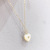 2020 New Shell Peach Heart Necklace Female Clavicle Chain Ins Popular Net Red Simple Temperament Necklace Ornament Accessories Female