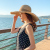 Ins Internet Celebrity Celebrity Big Brim Lafite Straw Hat Fashionable Elegant Big Brim Seaside Holiday Beach Hat Sun Protection Hat