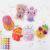 Children's Disposable Rubber Band Color Hair Band Hair Friendly String Little Bear Cartoon Pineapple Bag Rubber Band Hair Band