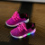 2020 Spring and Autumn Popular Children's Sports Light Shoes Led Colorful Light Flying Woven Breathable Yeezy Wholesale