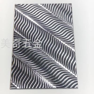 Meiqi Hardware Three-Dimensional Wave Sculptural Furniture Ceiling Decoration Material Surface Polishing-Free Pattern Can Be Customized